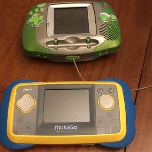 Leapster and vetch mobigo learning system.